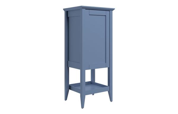 Kina 470mm Floor Standing 1 Door Midi Boy Unit - Matt Misty Blue